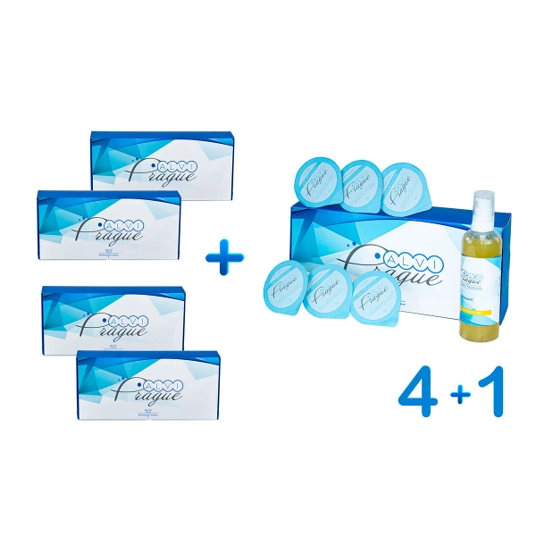 Kit para carboxiterapia sin aguja «Bright AHA» "4+1"