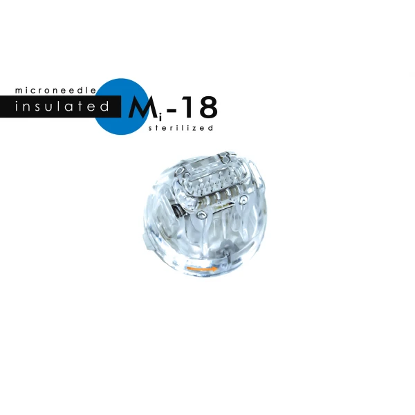 Cartucho desechable para el tratamiento de RF-lifting con agujas aisladas M-18 Cartucho desechable para el tratamiento de RF-lifting con agujas aisladas M-18