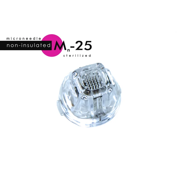 Cartucho desechable para  el tratamiento de RF-lifting con agujas no aisladas M-25