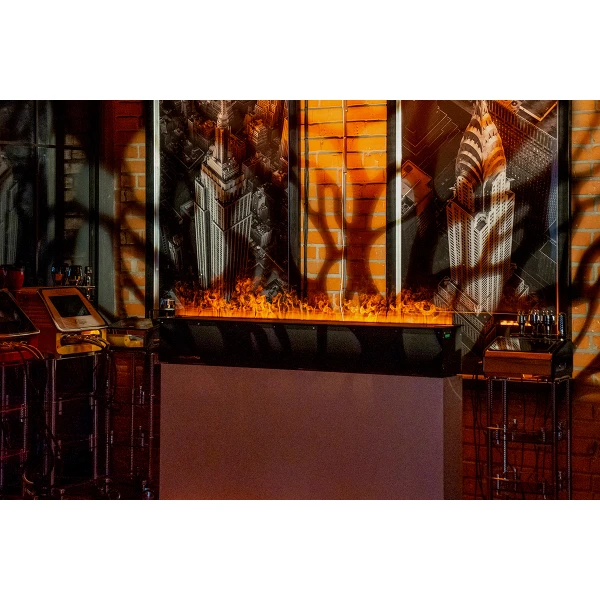 Chimenea de vapor empotrable Fire Spa 1800 mm