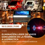Eliminación vascular con láser DLS-980: seminario online para profesionales de la estética