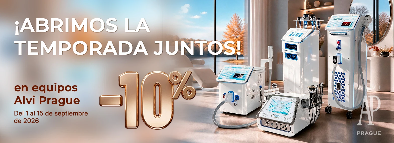 10%  en equipos Alvi Prague