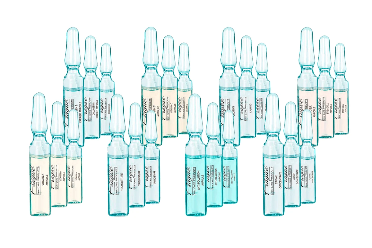 Ampollas faciales 10x2 ml (Cualquier 5 paquetes de su elección) 10