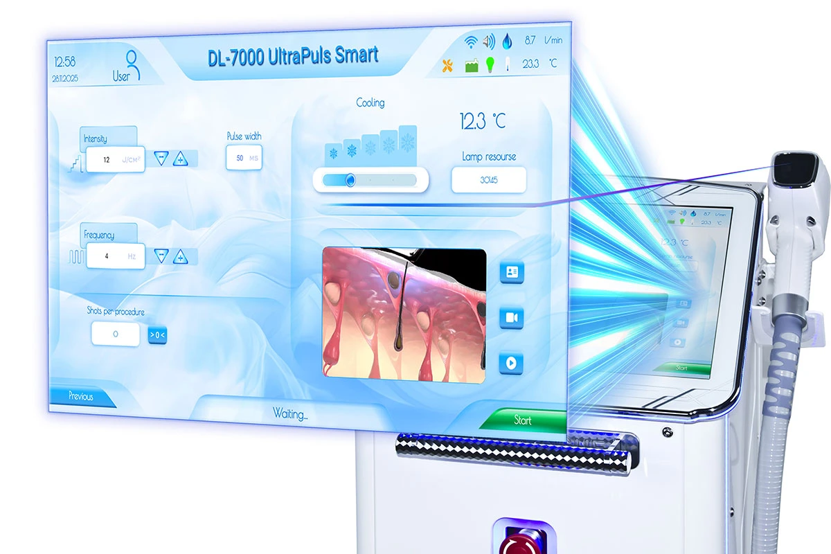 Maquina laser de diodo  DL-7000 UltraPuls Smart 3