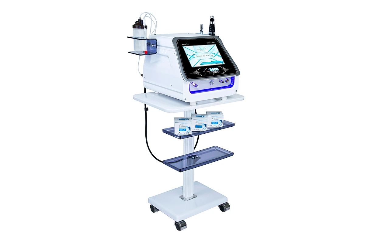Aparato de mesoterapia sin inyecciones y peeling hidrojet DermaJet AirPro