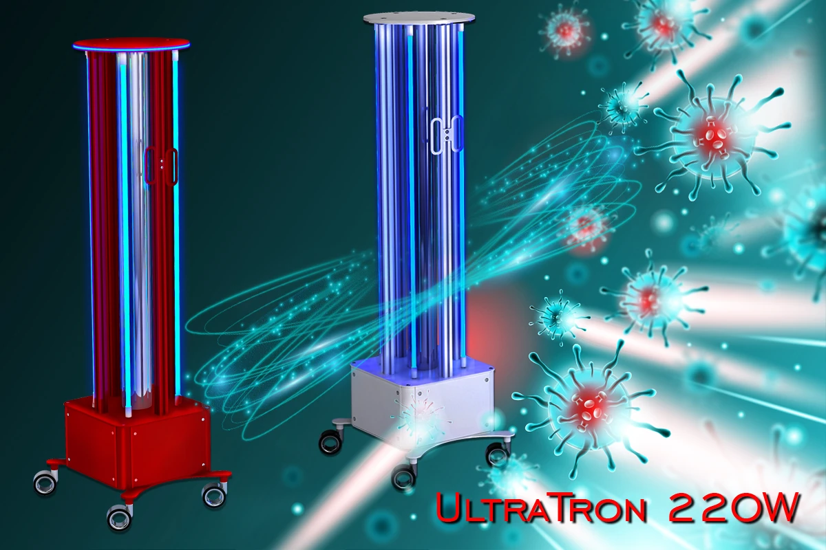 Irradiador bactericida UltraTron-220W para 4 lámparas 6