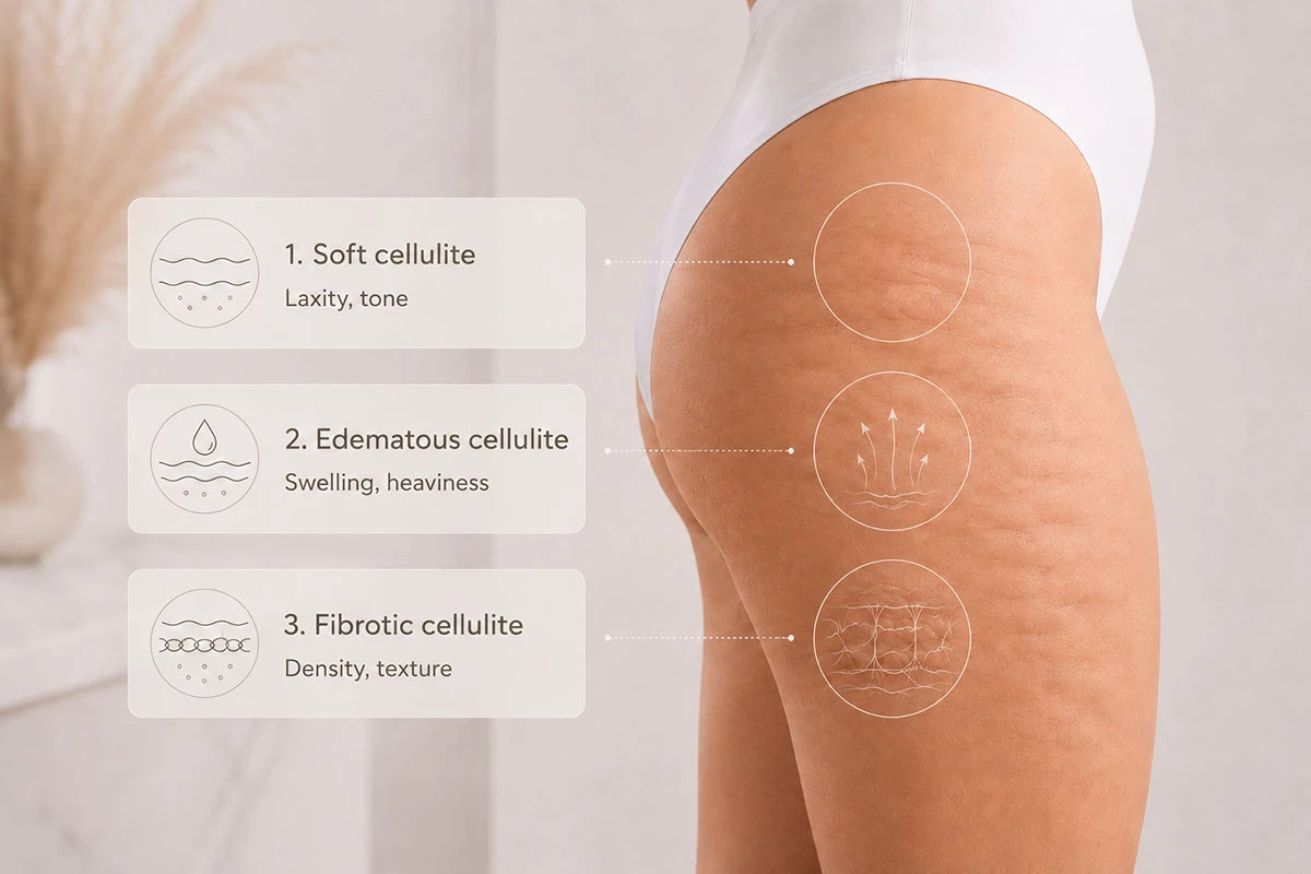 tipos de celulitis y diferentes necesidades de los clientes