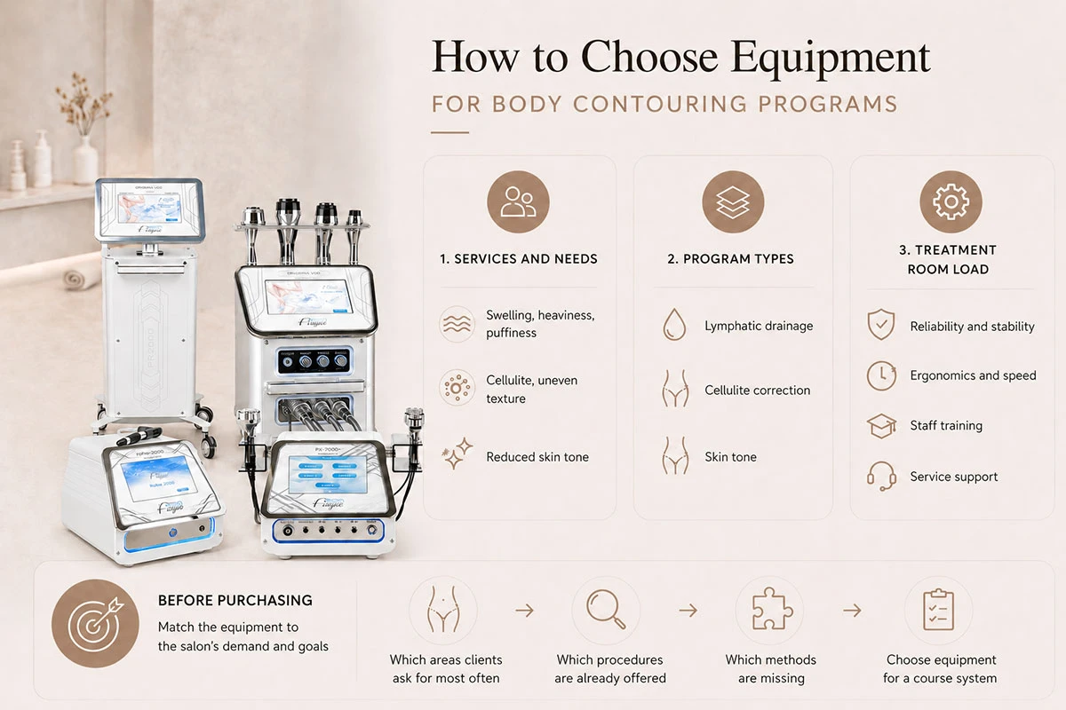 cómo elegir equipos para programas de remodelación corporal