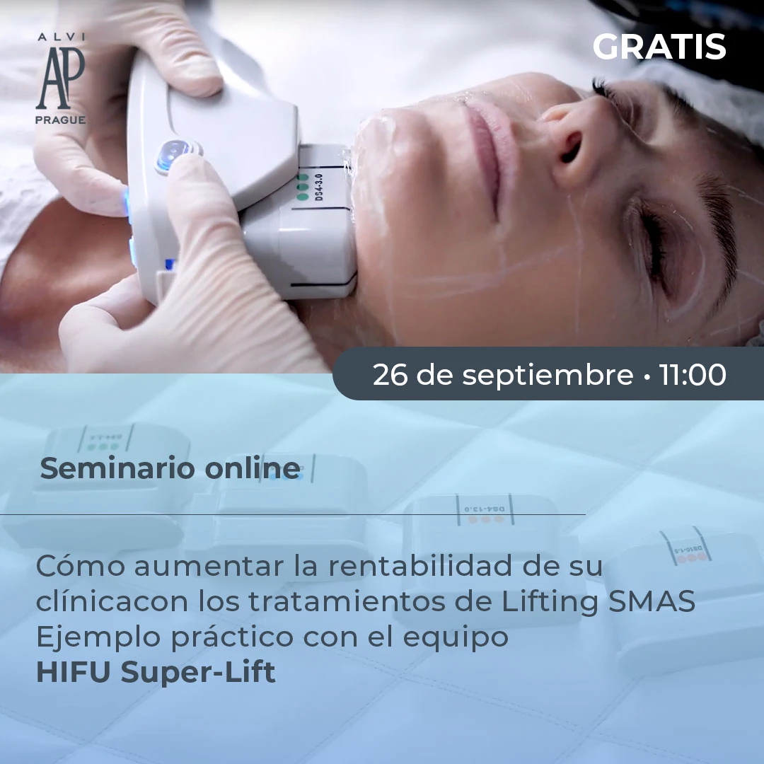 Masterclass online HIFU Super-Lift | Seminario gratuito Alvi Prague
