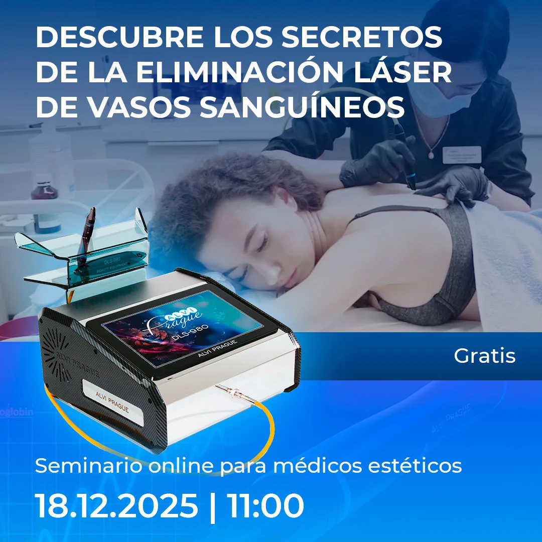 Eliminación vascular con láser DLS-980: seminario online para profesionales de la estética