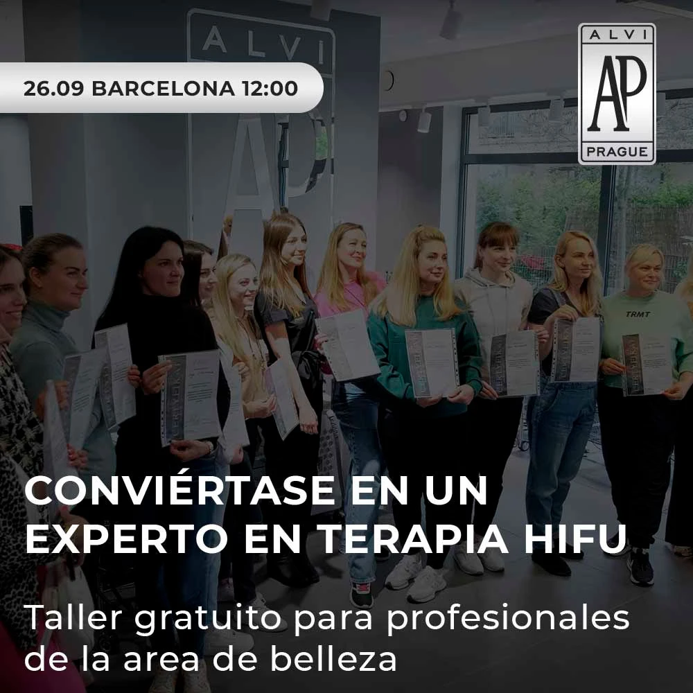 CONVIÉRTETE EN UN EXPERTO EN TERAPIA HIFU. Taller gratuito para profesionales de la belleza en Barcelona