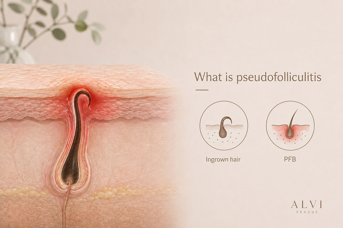 qué es el vello encarnado y la pseudofoliculitis