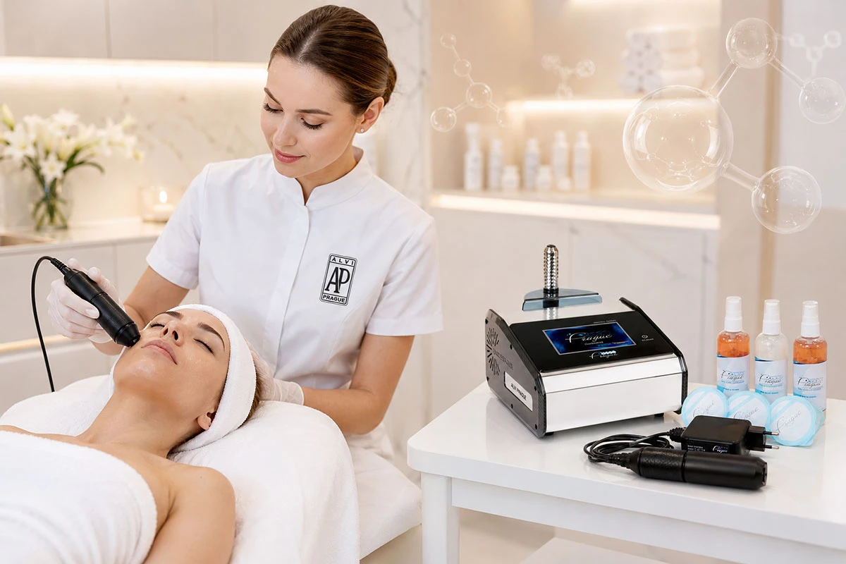 carboxiterapia con equipo para rostro y cuerpo