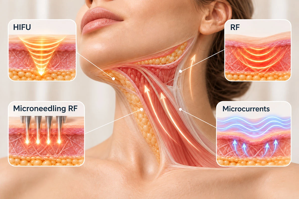tratamientos con aparatología estética para eliminar la papada