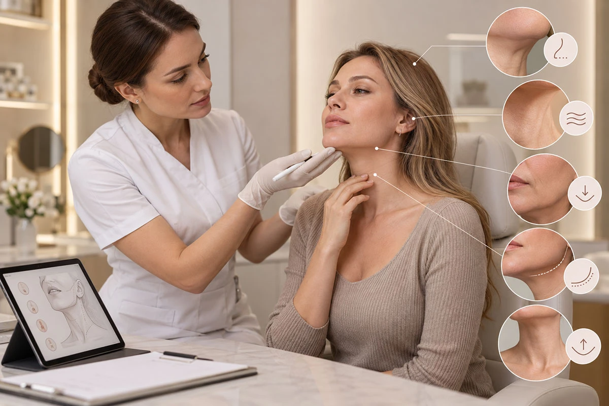 qué debe evaluar el profesional de la estética antes del tratamiento de la papada
