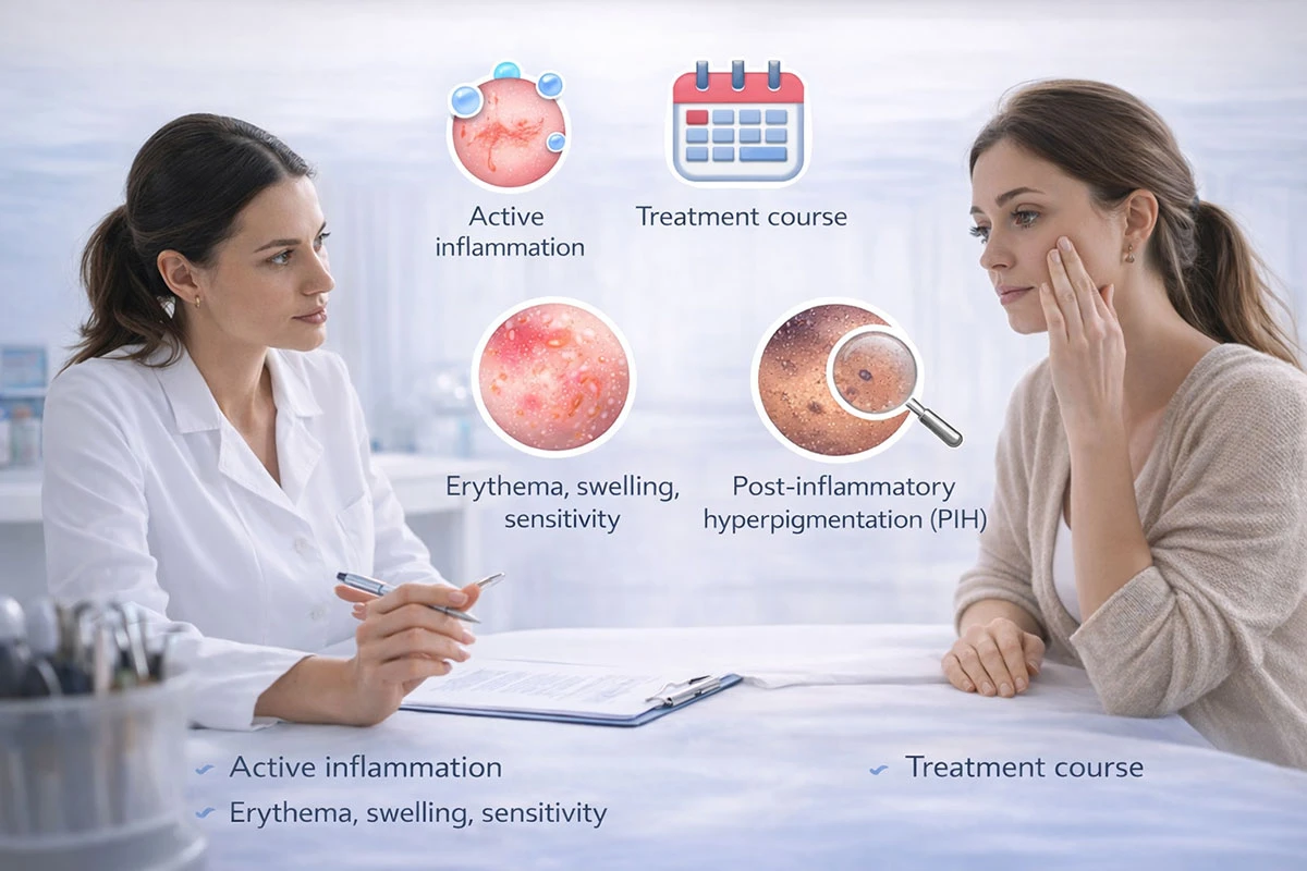 limitaciones, riesgos y expectativas del microneedling