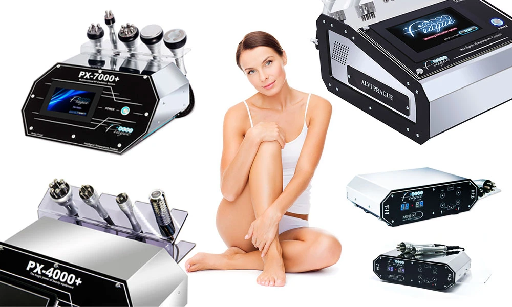 Tipos de los aparatos  para la terapia de RF