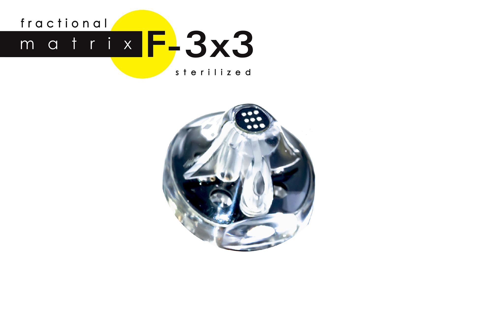 Cartucho desechable para el tratamiento RF-lifting fraccional F-3*3