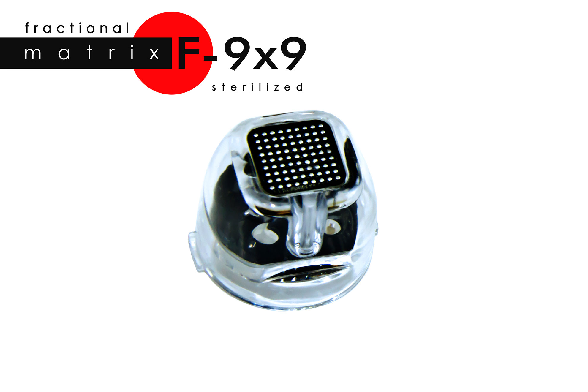 Cartucho desechable para el tratamiento RF-lifting fraccional F-9*9